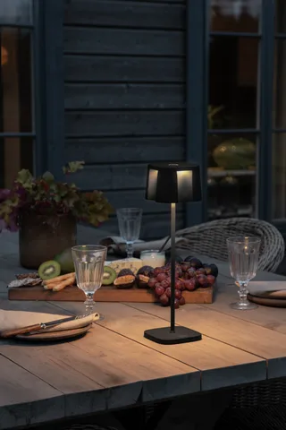 Tafellamp voor buiten | 10 cm | LED | zwart | aluminium | rustiek by Konstsmide – product photo 3 of 3