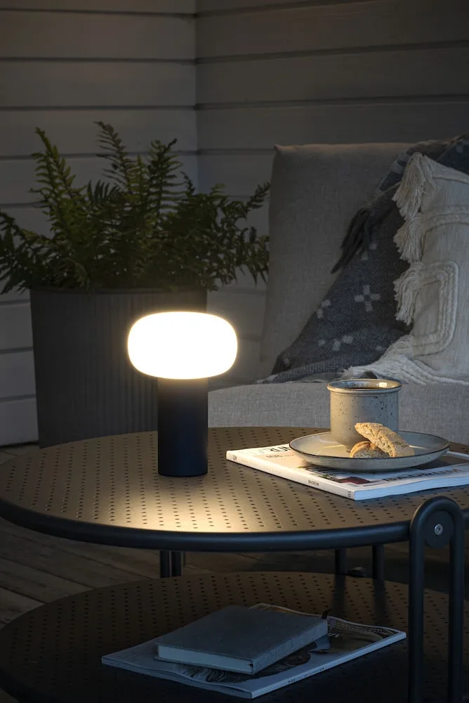 Tafellamp voor buiten | 17 cm | Antibes | LED | bruin | aluminium | modern rustiek de Konstsmide – photo produit 2 sur 3