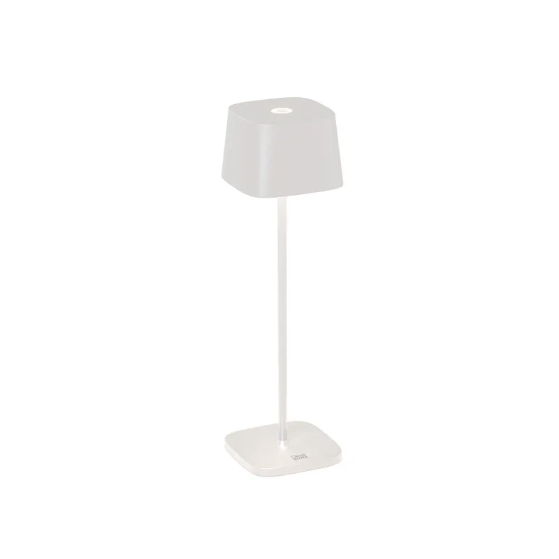 Tafellamp voor buiten | wit | dimbaar | LED | IP54 | aluminium | warm wit fra Konstsmide – produktbillede 1 af 3