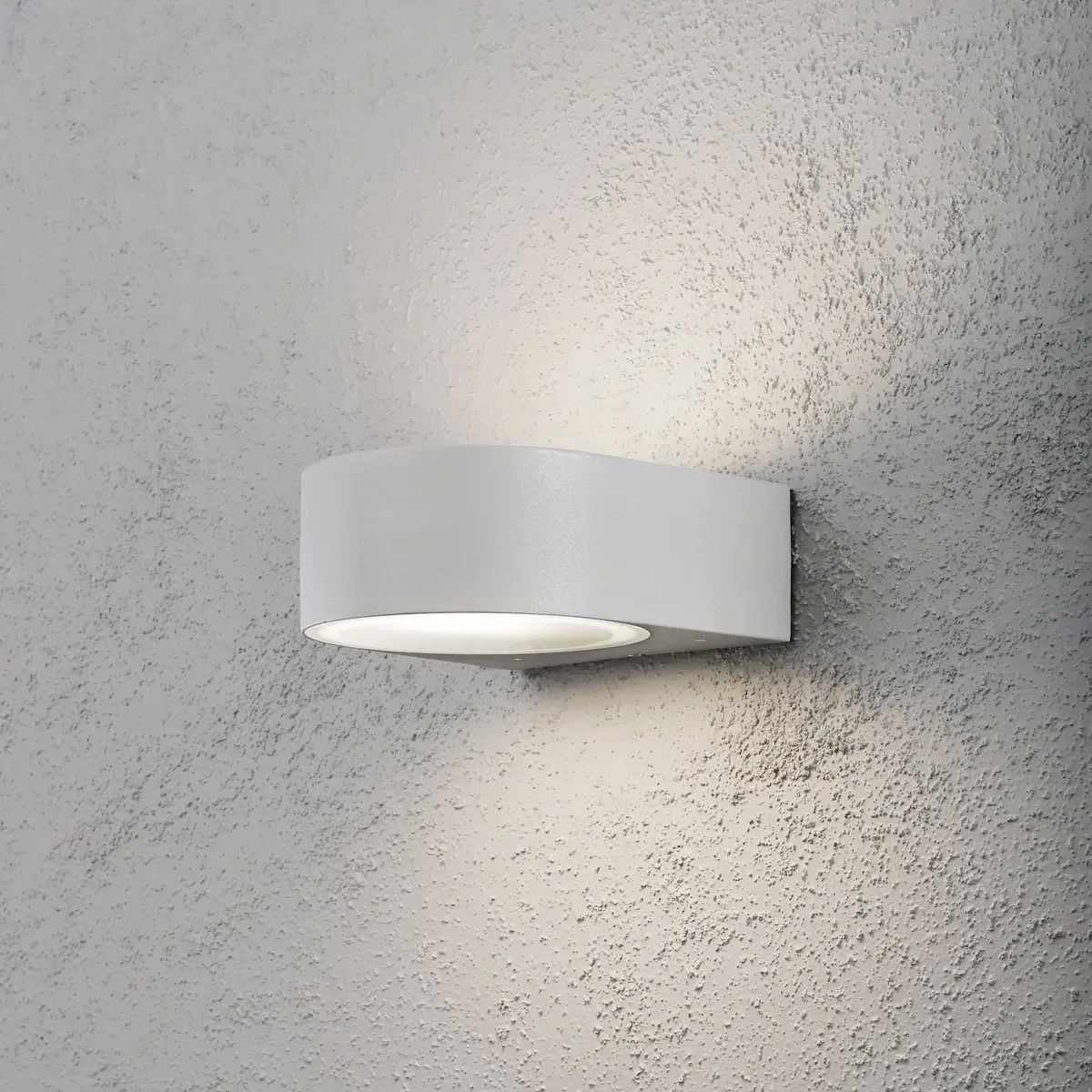Teramo 7510-300 Buitenlamp (wand) Spaarlamp, LED E27 40 W Grijs från Konstsmide i Grå – produktbild