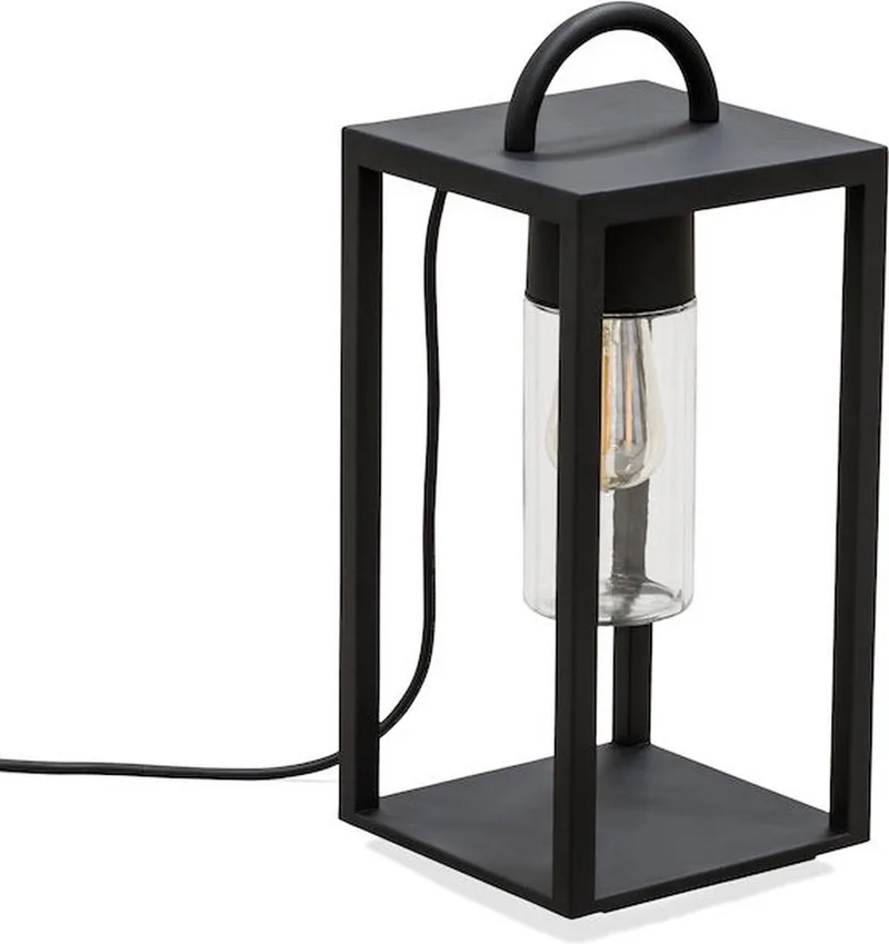 Terraslantaarn Bologna 40w 230v Aluminium 46 Cm van Konstsmide in Zwart – productfoto
