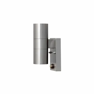 Wandlamp buiten | 20 cm | Buitenlampen | 2 lichts | GU10 | staal | stalen | modern de Konstsmide – photo produit 1 sur 3