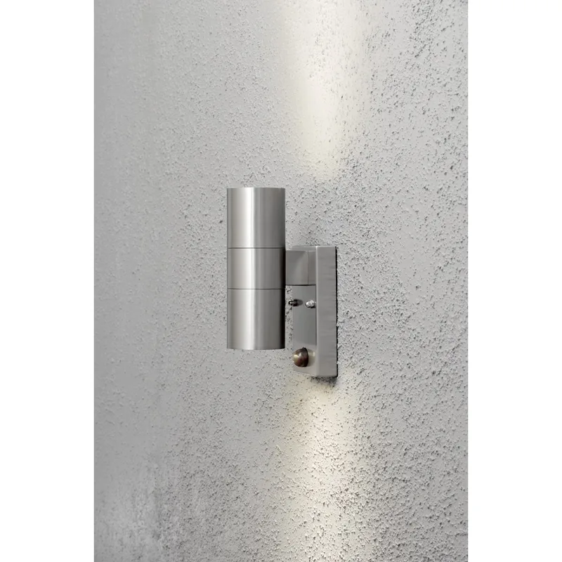 Wandlamp buiten | 20 cm | Buitenlampen | 2 lichts | GU10 | staal | stalen | modern de Konstsmide – photo produit 3 sur 3