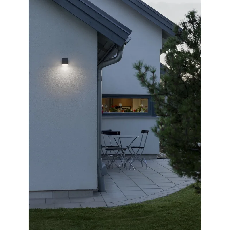 Wandlamp buiten | 8 cm | Buitenlampen | antraciet | modern | LED 6 watt | IP54 de Konstsmide – photo produit 2 sur 3