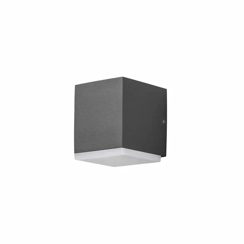 Wandlamp buiten | 8 cm | Buitenlampen | antraciet | modern | LED 6 watt | IP54 de Konstsmide – photo produit 1 sur 3