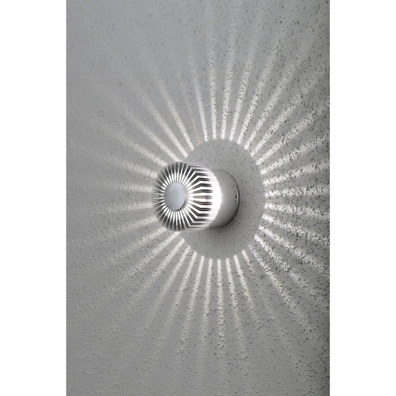 Wandlamp buiten | 9 cm | buitenlampen | staal | aluminium | modern | geïntegreerde LED | IP54 de Konstsmide – photo produit 3 sur 3