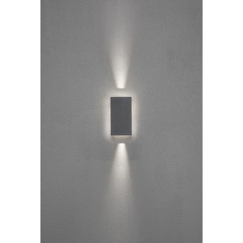 Wandlamp buiten | buitenlampen | 2 lichts | antraciet | aluminium | modern | IP54 | 3000K | 360 de Konstsmide – photo produit 3 sur 3