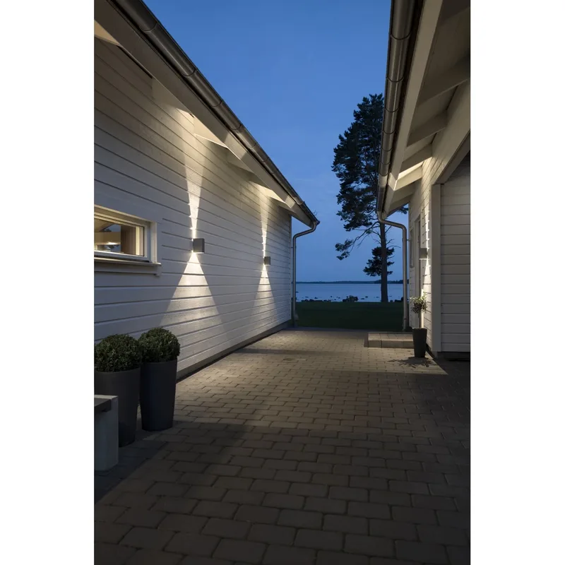 Wandlamp buiten | modern | antraciet | up down light | verstelbare lichtbundel | LED | IP54 | voor de Konstsmide – photo produit 2 sur 3