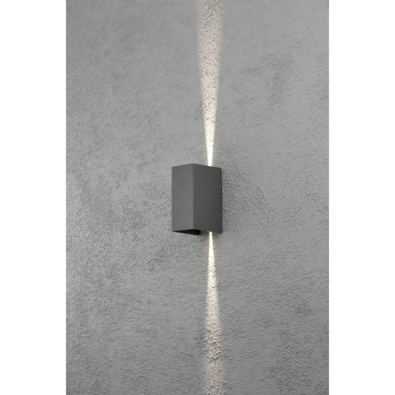Wandlamp buiten | modern | antraciet | up down light | verstelbare lichtbundel | LED | IP54 | voor de Konstsmide – photo produit 3 sur 3