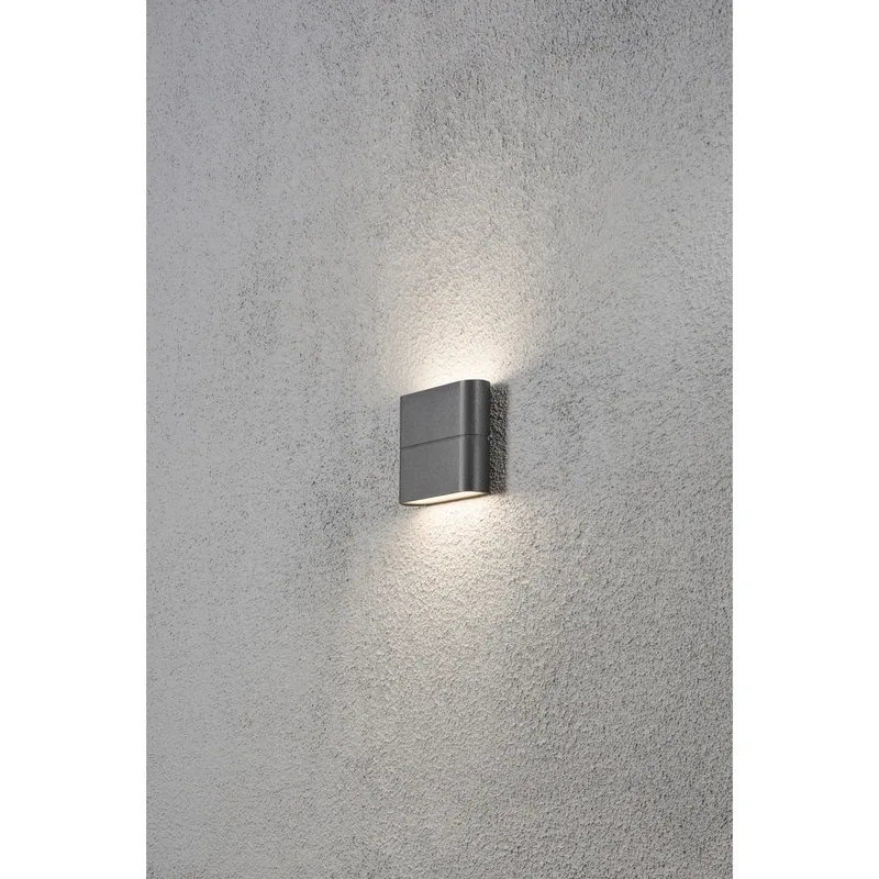 Wandlamp | Buitenlampen | 2 lichts | antraciet | modern | IP54 | LED 3000K 450 lumen de Konstsmide – photo produit 3 sur 3