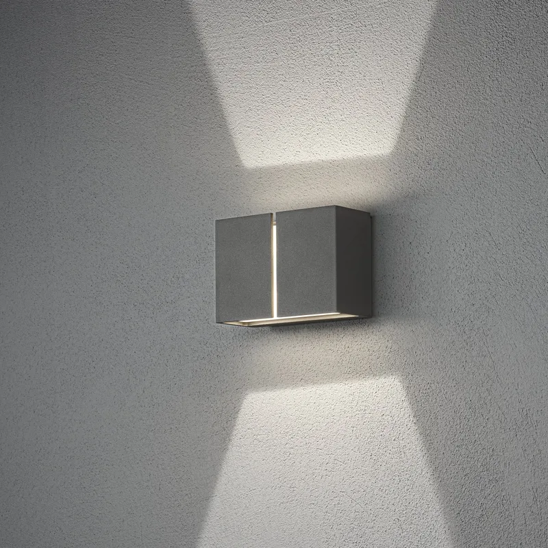 Wandlamp | Buitenlampen | 4 lichts | antraciet | modern | IP54 | 3000K | 800 lumen de Konstsmide – photo produit 3 sur 3