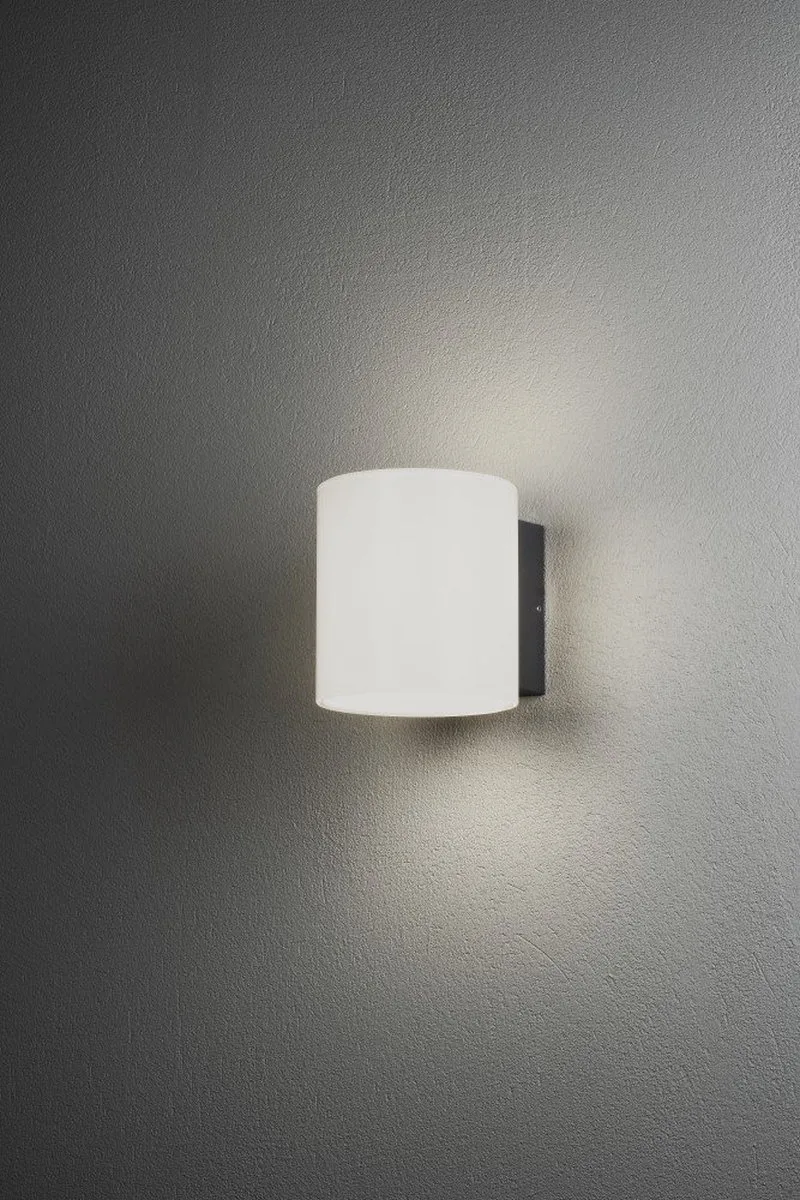 Wandlamp Foggia Led 17,5 Cm 290lm 3000k från Konstsmide i Antracit – produktbild