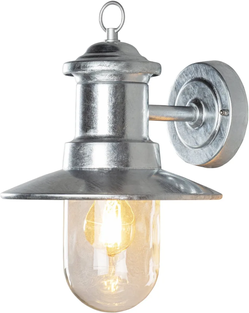 Napoli 7346-320 Applique extérieure E27 60 W galvanisé de Konstsmide en Argent – photo produit