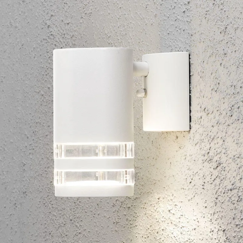 Modena Big 7515-250 Außenwandleuchte Halogen GU10 35 W Weiß von Konstsmide in Weiß – Produktfoto
