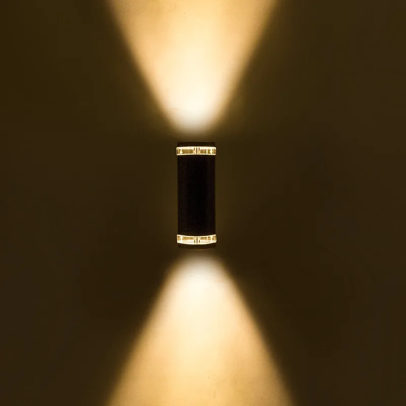 Ambient Up en Down Muurlamp Zilver de KS Verlichting en Gegalvaniseerd – photo produit