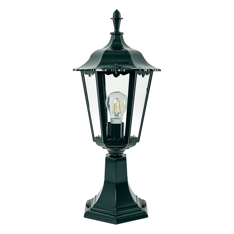 Ancona - sokkellamp - tuinlamp - buitenverlichting - E27 - zeskant - klassiek de KS Verlichting en Vert – photo produit