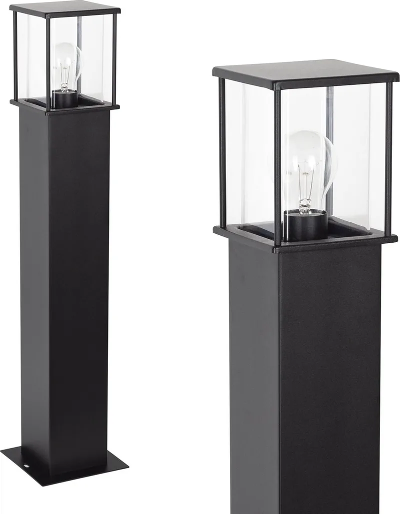 Astro 1 - Tuinlamp - Terraslamp - RVS - Kunststof - Modern de KS Verlichting en Noir – photo produit