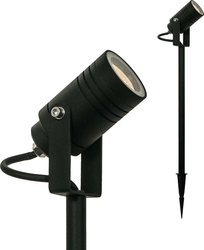 Beamy - tuinspot - LED - Aluminium - Modern - GU10 van KS Verlichting in Zwart – productfoto