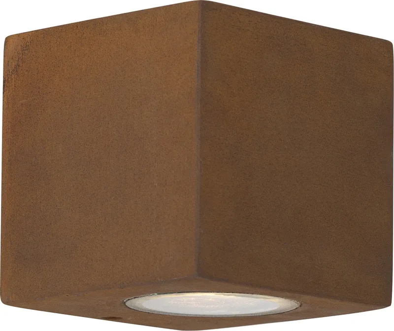 Big Levi Muurlamp von KS Verlichting in Corten – Produktfoto