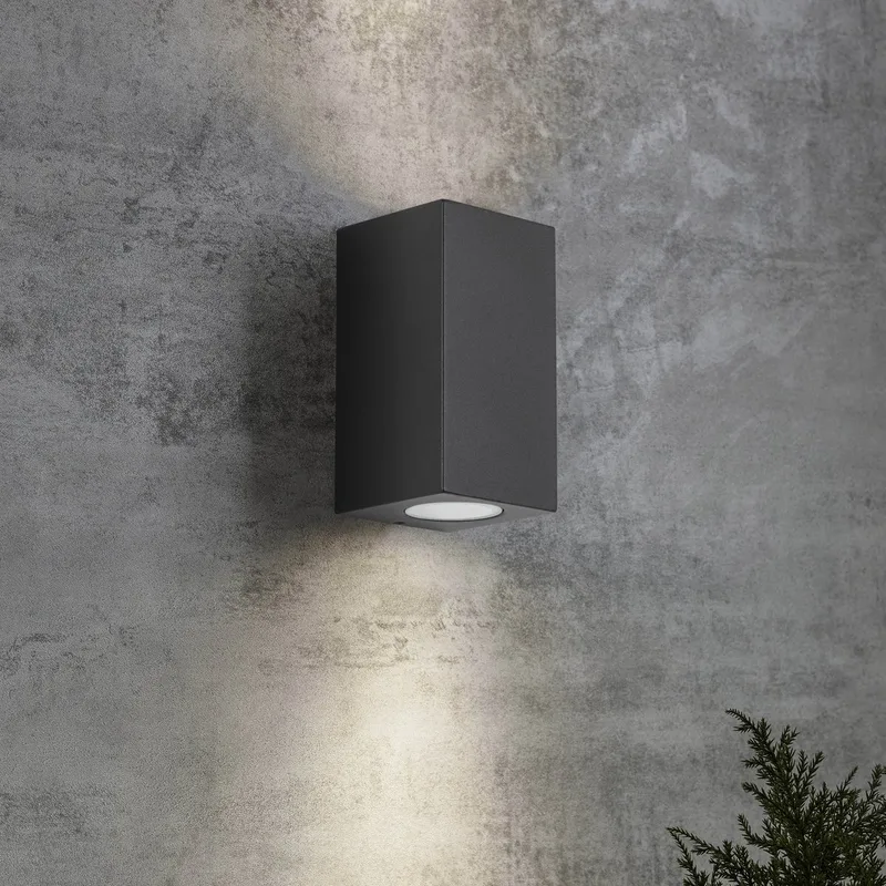 Big Levi Up en Down Muurlamp Zwart de KS Verlichting en Matzwart – photo produit