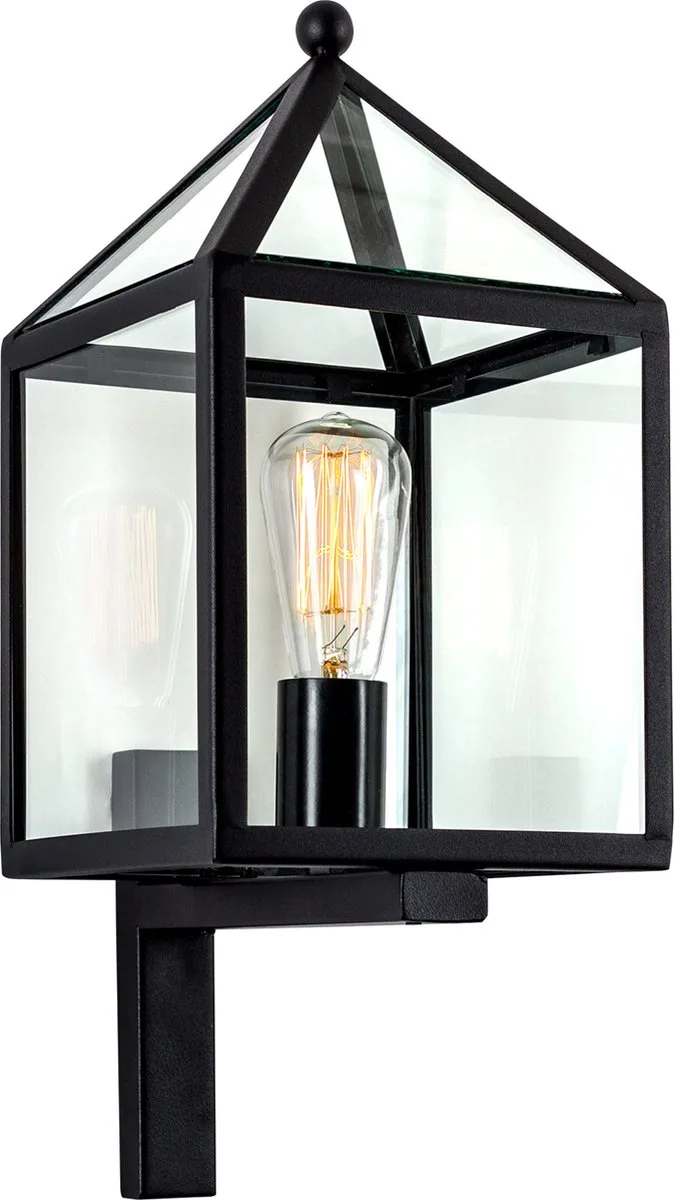Bloemendaal Muurlamp by KS Verlichting in Black – product photo