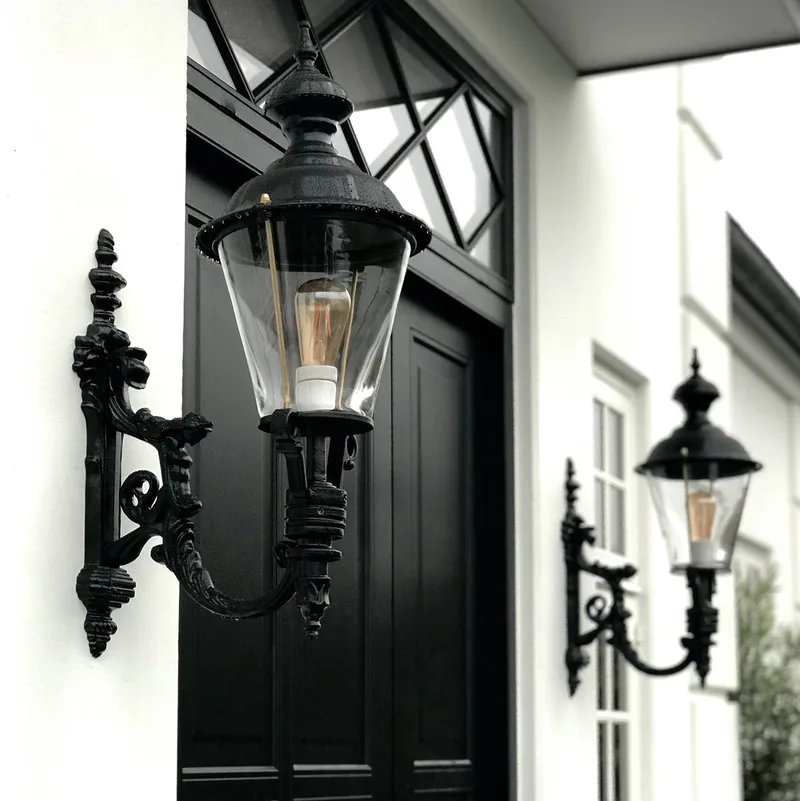 buitenlamp - Odense - L - Klassiek - E27 - Aluminium - Koper fra KS Verlichting i Grøn, Kobber – produktbillede