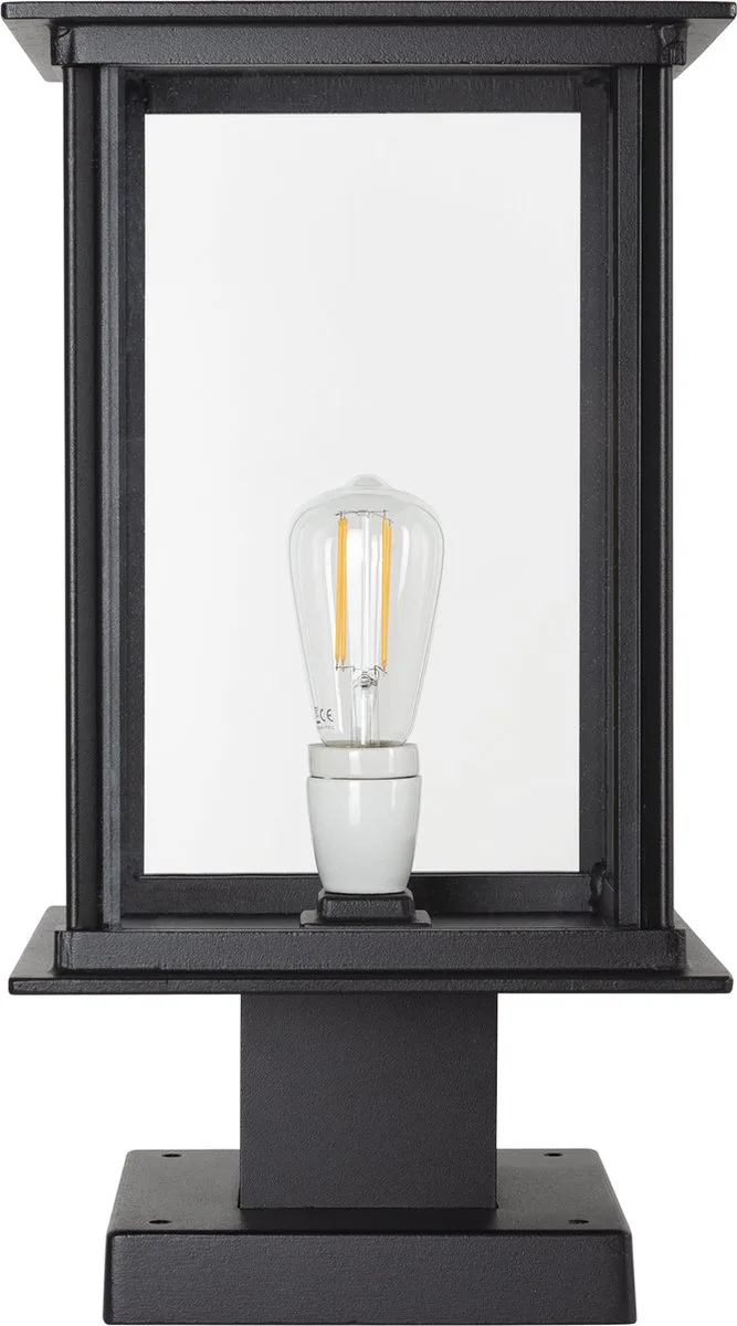 Buitenlamp Sokkellamp Capital 1 von KS Verlichting in Schwarz – Produktfoto