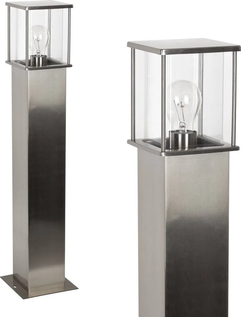 Buitenlamp Staand RVS Astro 1 Terras von KS Verlichting in Silber, Rvs – Produktfoto
