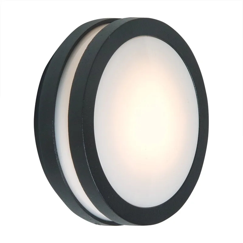 Buitenlamp Vision 2 Rond Muurlamp de KS Verlichting en Anthracite – photo produit