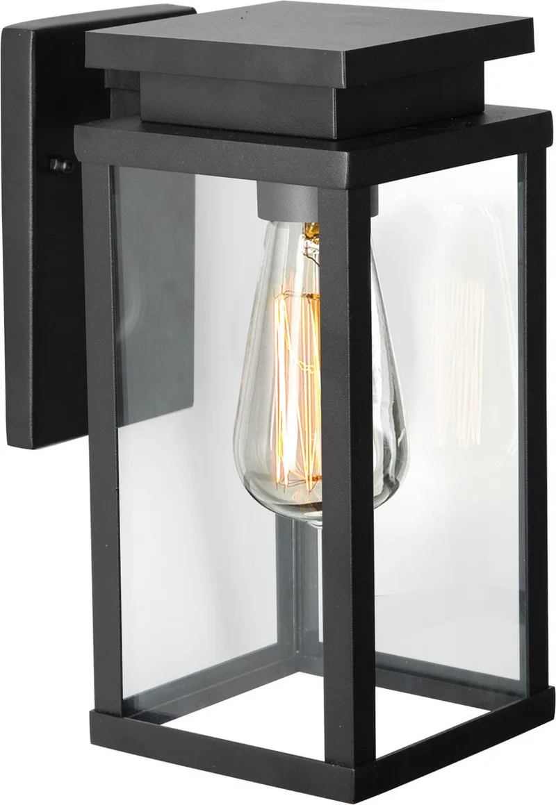 Buitenverlichting - Jersey wandlamp - modern - E27 - large de KS Verlichting en Noir – photo produit