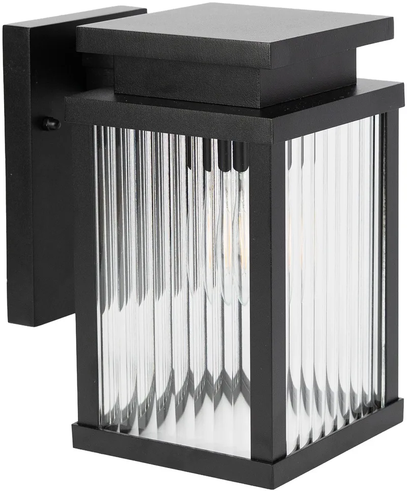 buitenverlichting - Ripley Wandlamp - Medium - Modern - E27 by KS Verlichting in Black – product photo