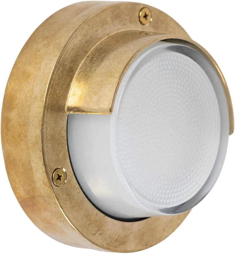 buitenverlichting - Tavira muurlamp - Nautisch - IP64 - scheepslamp - rond von KS Verlichting in Bronze – Produktfoto