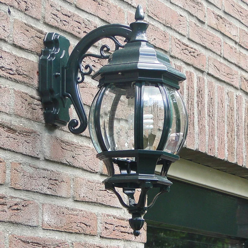 Buitenwandlamp Andrew lantaarn opknoping, groen från KS Verlichting i Transparent – produktbild