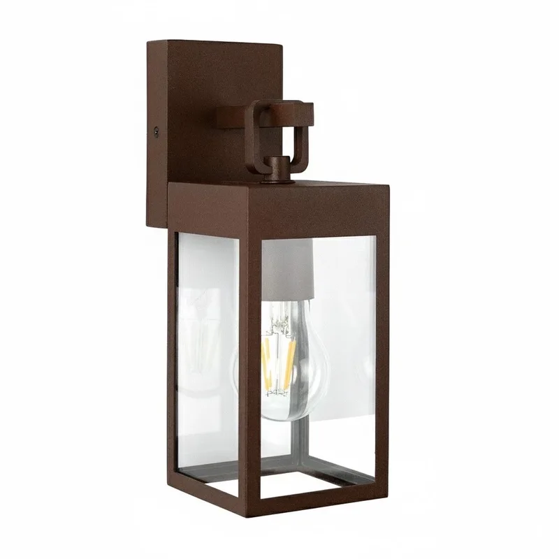 Cartagena Wandlamp buiten - vierkant - Landelijk - Modern van KS Verlichting in Corten – productfoto