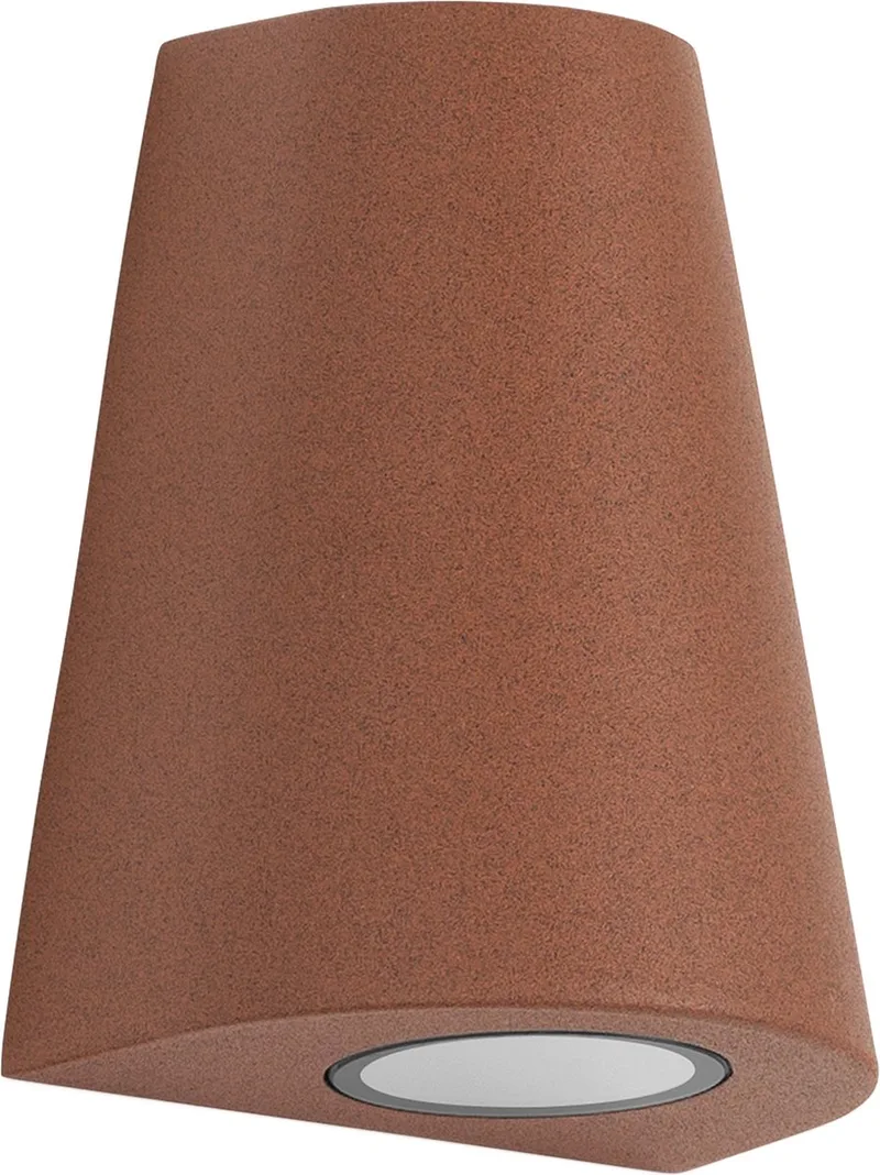 Cone Muurlamp Corten by KS Verlichting in Roest – product photo
