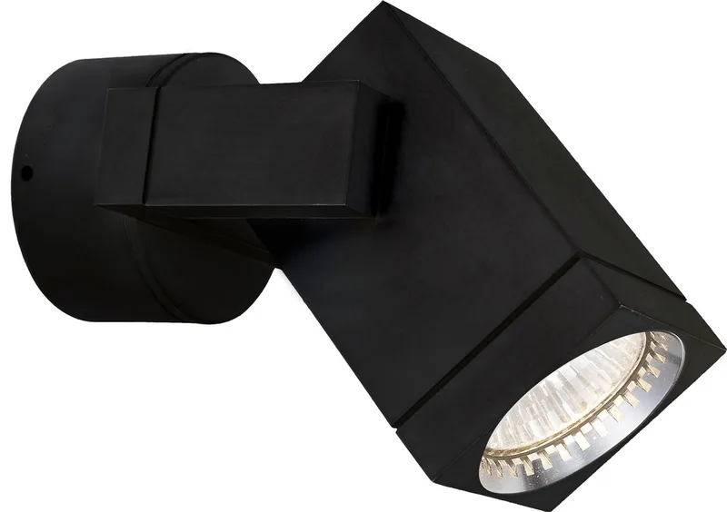 Cubic Muurlamp met LED by KS Verlichting in Black – product photo