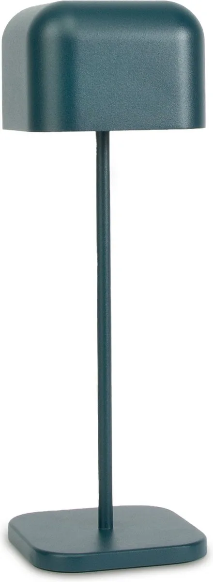 Draadloze Tafellamp Oplaadbaar - Cabo - 30cm - Bureaulamp - LED - Touch - Dimbaar von KS Verlichting in Blau – Produktfoto