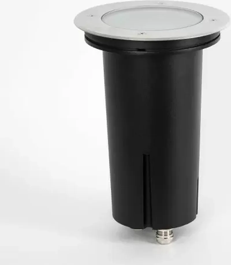 Exclusieve Grondspot Ø20 Rond fra KS Verlichting i Rvs – produktbillede