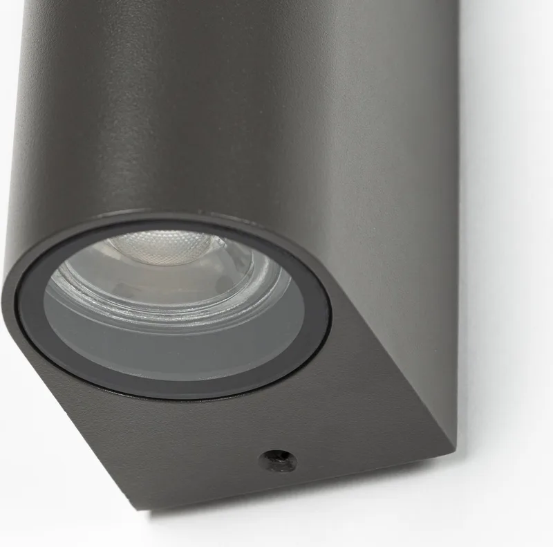 Flash Up en Down Wandlamp von KS Verlichting in Anthrazit – Produktfoto
