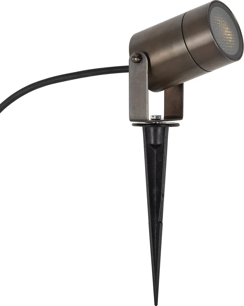 Focus Tuinspot van KS Verlichting in Brons – productfoto