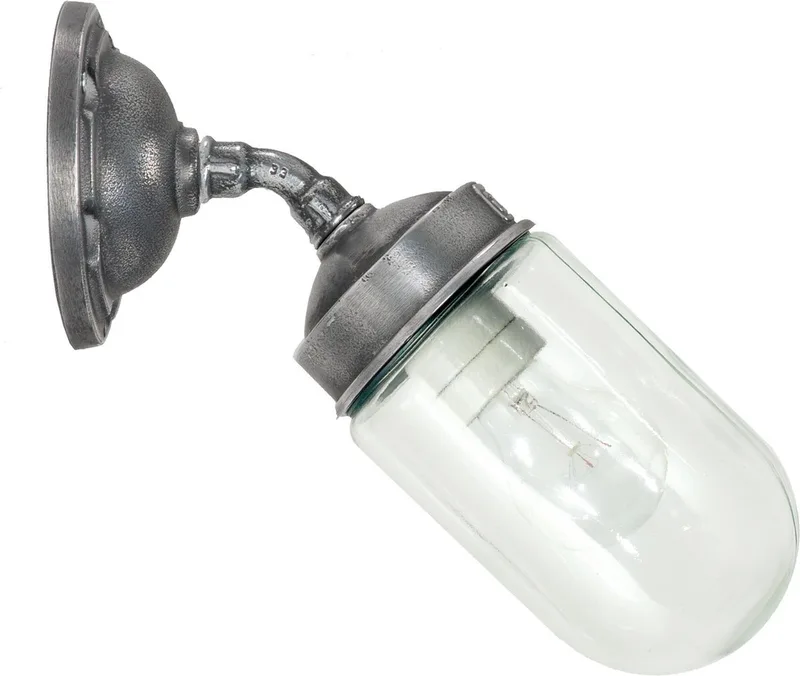 Forty-Five Muurlamp Zilver fra KS Verlichting i Ruw aluminium – produktbillede