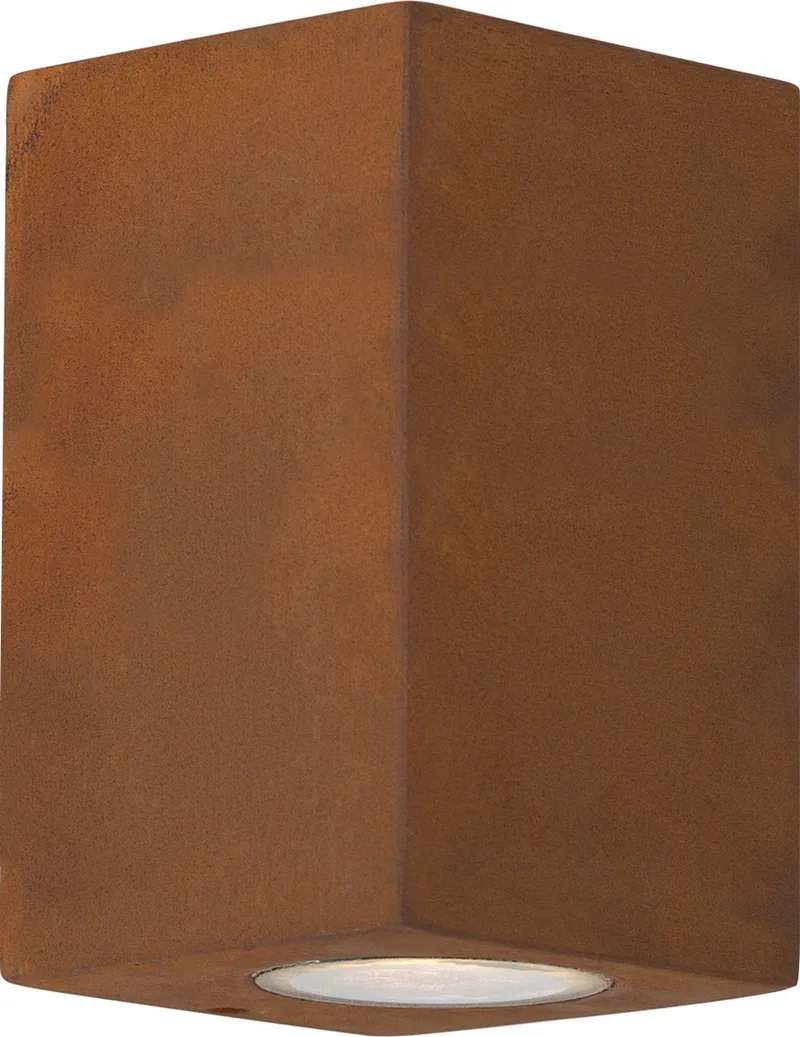 Geo Muurlamp de KS Verlichting en Corten – photo produit