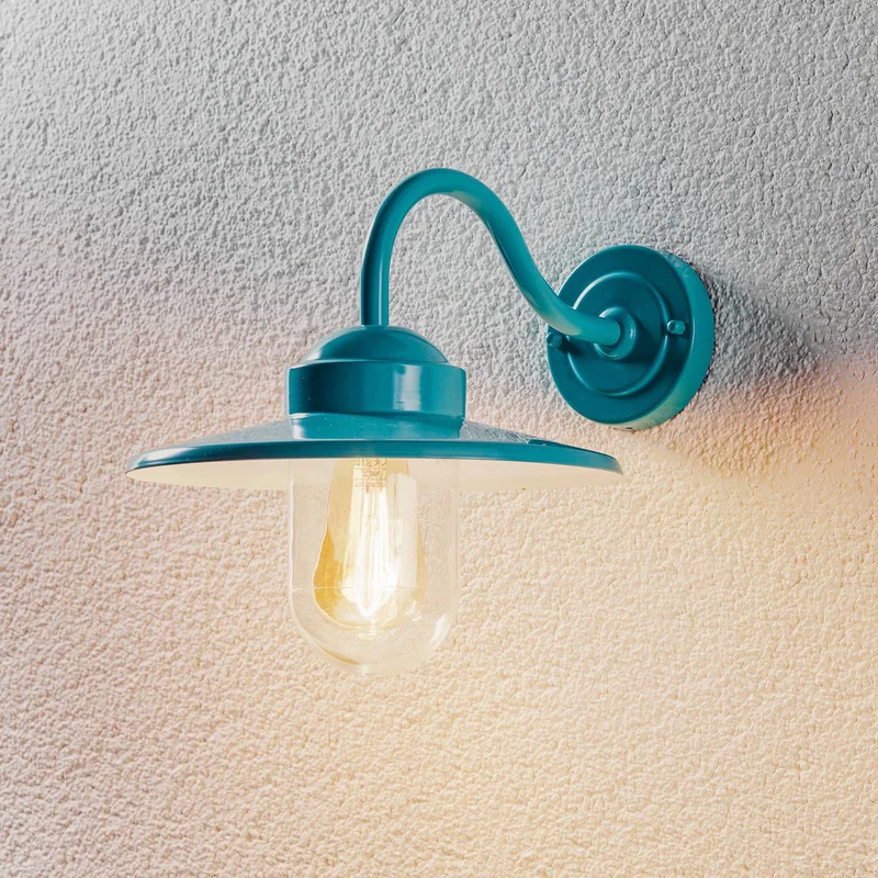 Grüne Außenwandleuchte Dolce von KS Verlichting in Grün, Helder – Produktfoto