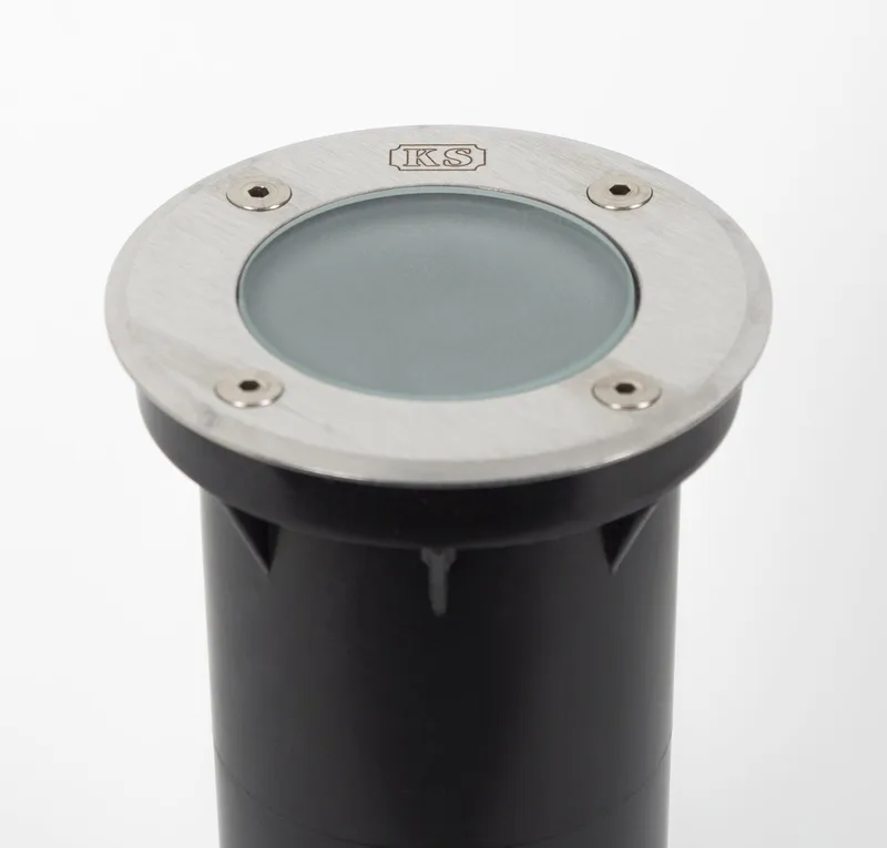 Grondspot Ø10 GU10 by KS Verlichting in Rvs – product photo