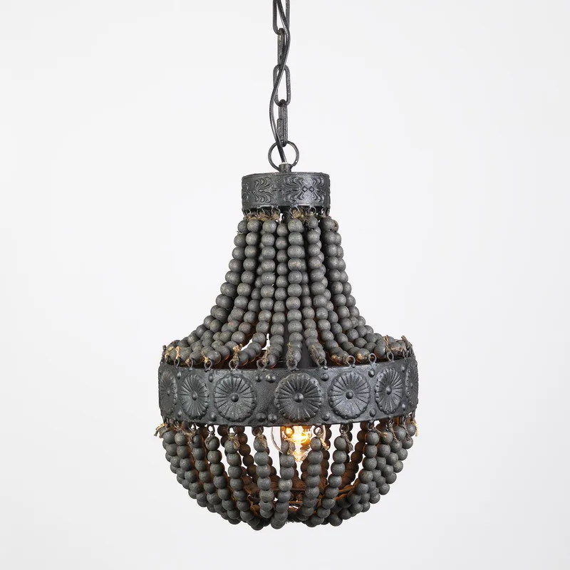 hanglamp - Perle - E27 - plafondlamp - dimbaar - hanglampen eetkamer - kroonluchter - Dark by KS Verlichting in Black – product photo