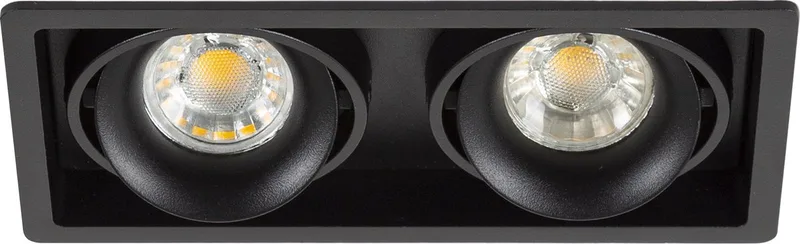 Inbouwspot Bjorn 2 set 6 stuks von KS Verlichting in Schwarz – Produktfoto