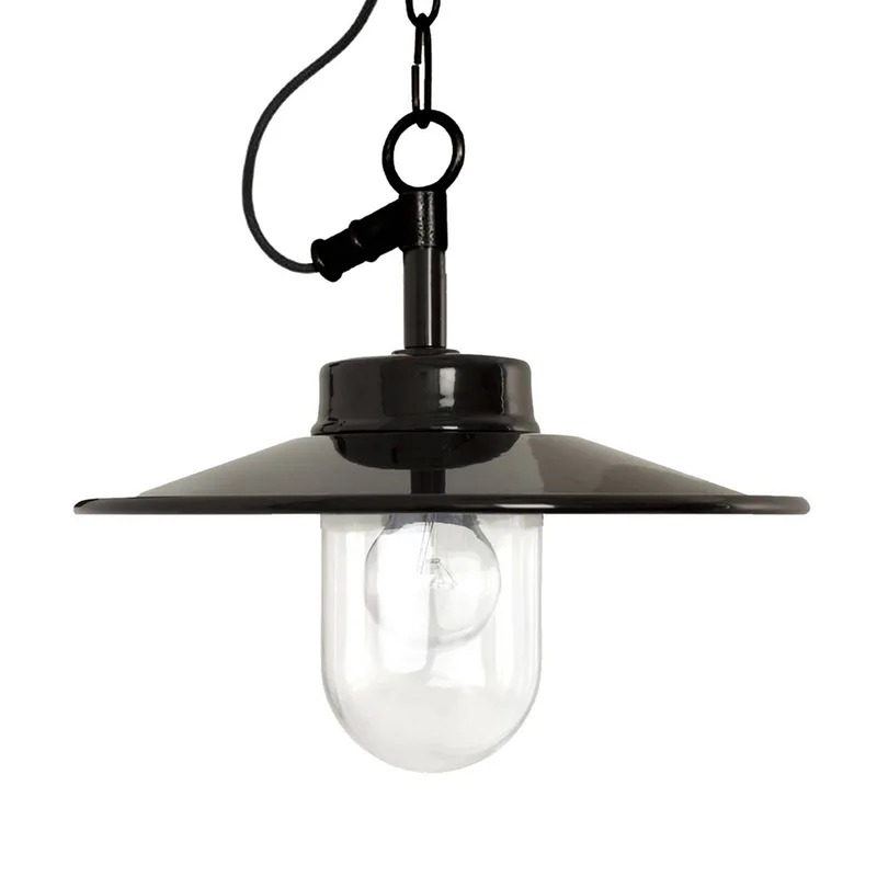 Industrieel ontworpen hanglamp Vita fra KS Verlichting i Sort – produktbillede