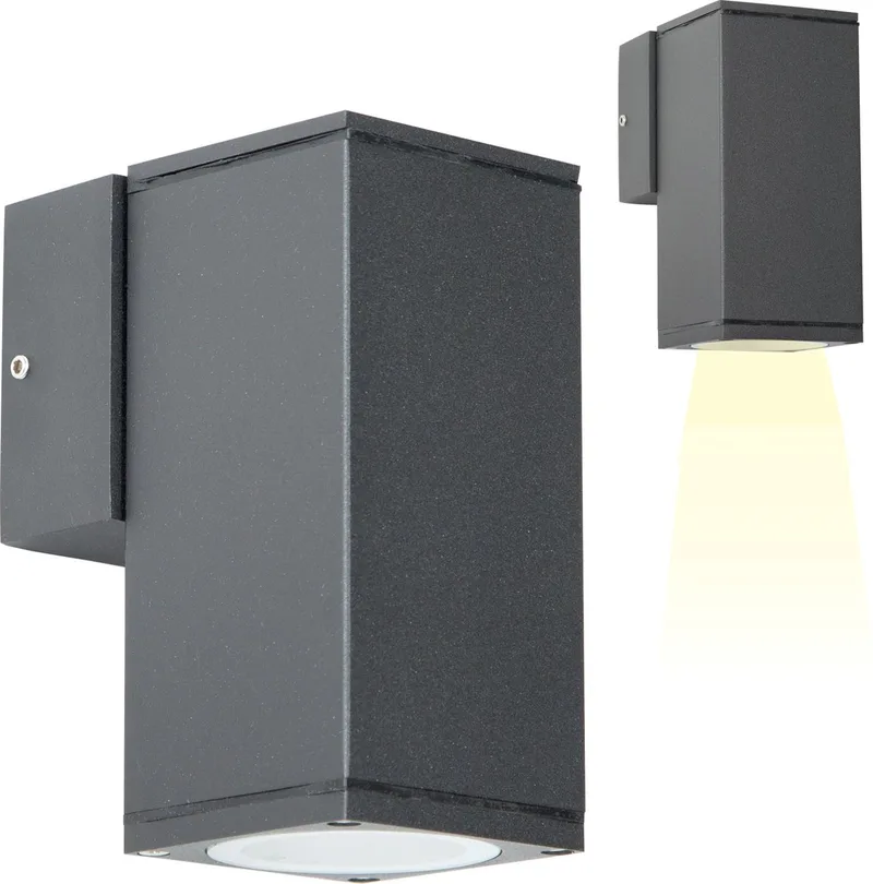 Kevin Muurlamp de KS Verlichting en Anthracite – photo produit