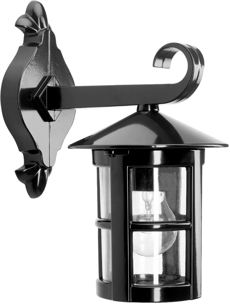 KS buitenlamp - Lucca wandlamp - Klassiek - E27 von KS Verlichting in Schwarz – Produktfoto