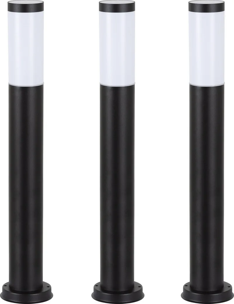 Lech 2 set 3 stuks tuinlamp van KS Verlichting in Zwart – productfoto